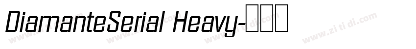 DiamanteSerial Heavy字体转换